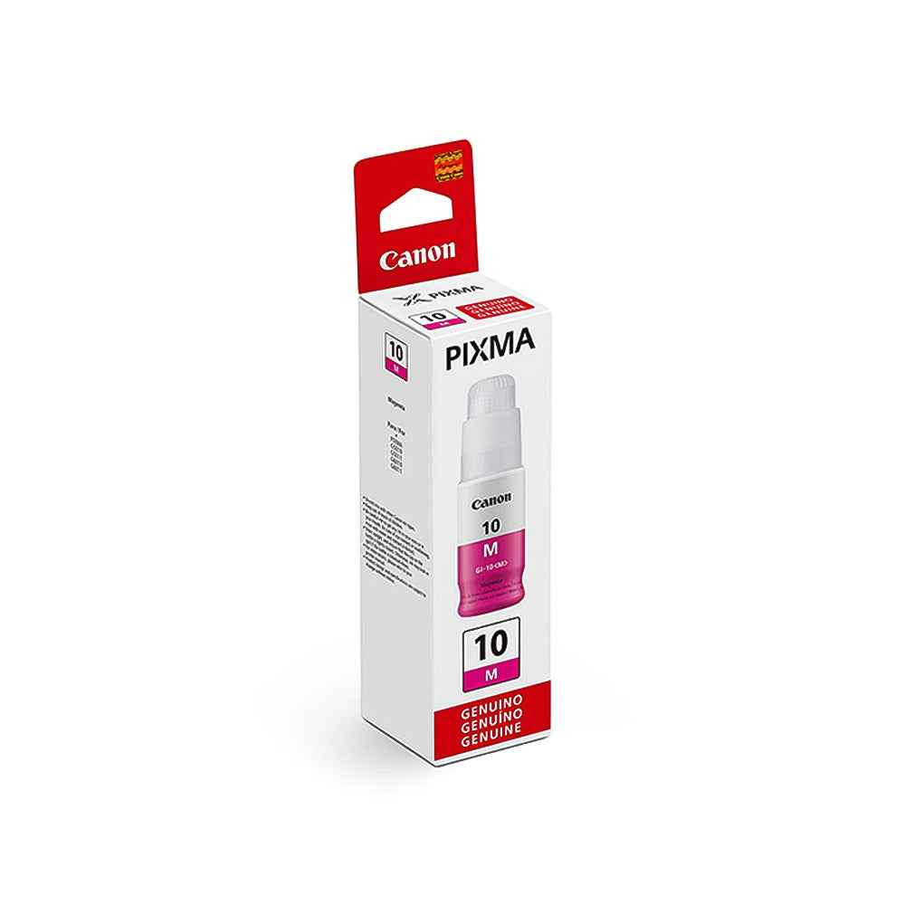 Garrafa de Tinta Canon GI 10M Magenta 7.700 Paginas Para Mega Tank G6010 G7010