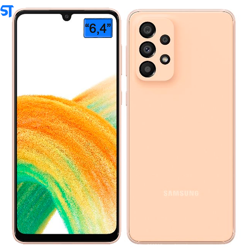 Smartphone Samsung Galaxy A33 5G, 6GB RAM, 128GB, Octa Core, Câmera Quádrupla 48MP, Tela Infinita 6.4, Rosé - SM-A336M/D