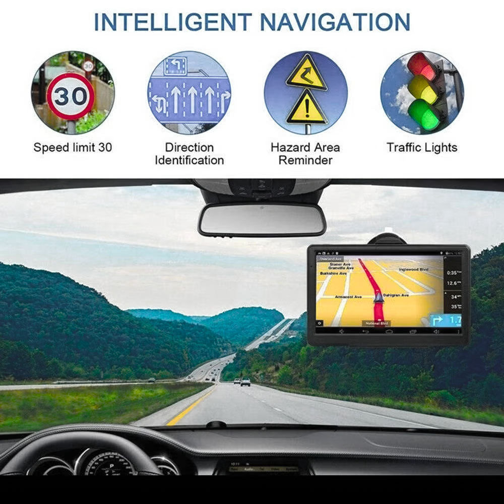 Gps Automotivo - Display 7.2 8GB de Memória