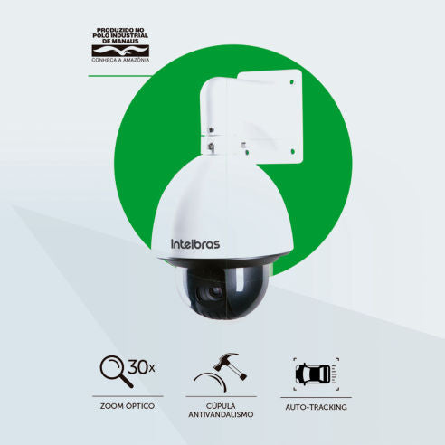 Câmera Speed Dome IP VIP 5230 SD Zoom 30x Alimentação PoE+