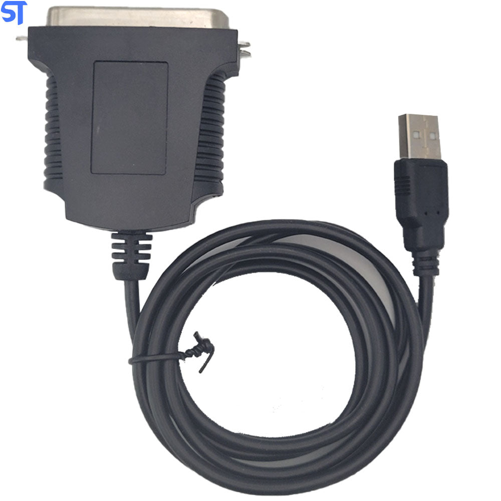 Cabo Usb Para Porta Paralela Db25 Pinos Para Impressora Pc