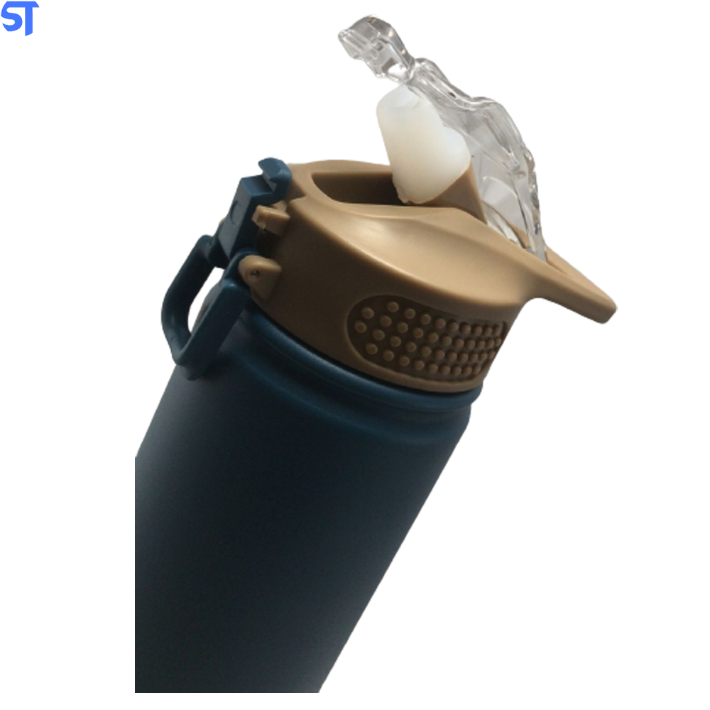 Garrafa Térmica Com Tampa De Aço Inoxidável Isolamento Térmico 750Ml - HHC041 - AZUL