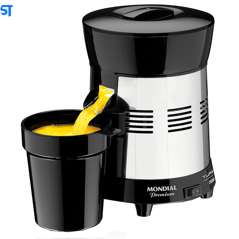 Espremedor Extrator de Sucos Mondial, Turbo 250W Black Premium, Bivolt - E-10