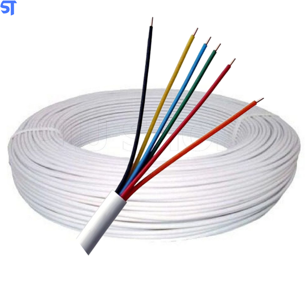 Cabo Para Alarme Tipo CCI 3 Pares Sólidos 6 Vias com 100 Metros