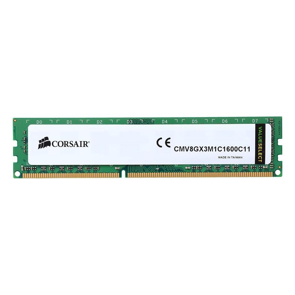 Memória Ram Desktop Ddr3 8gb Corsair Value Select 1600Mhz CAS9 Dual Channel