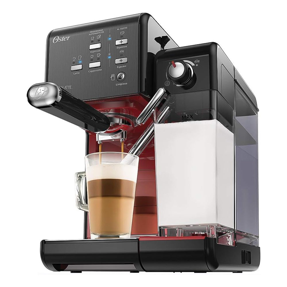 Cafeteira Espresso Oster PrimaLatte II - 3 Em 1 Capsula E Sach 220V Vermelho BVSTEM6701B-057