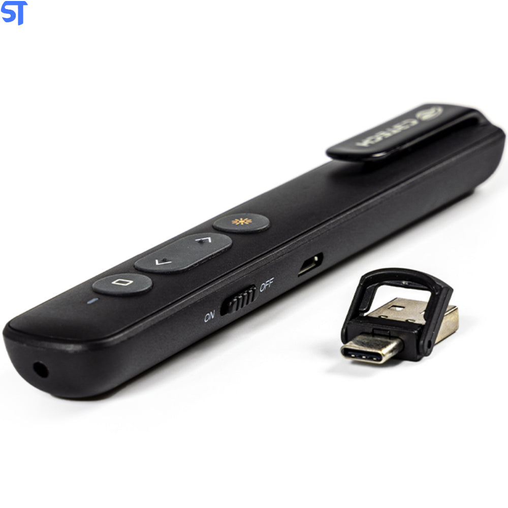 Apresentador Sem Fio Preto AP-600 C3Tech