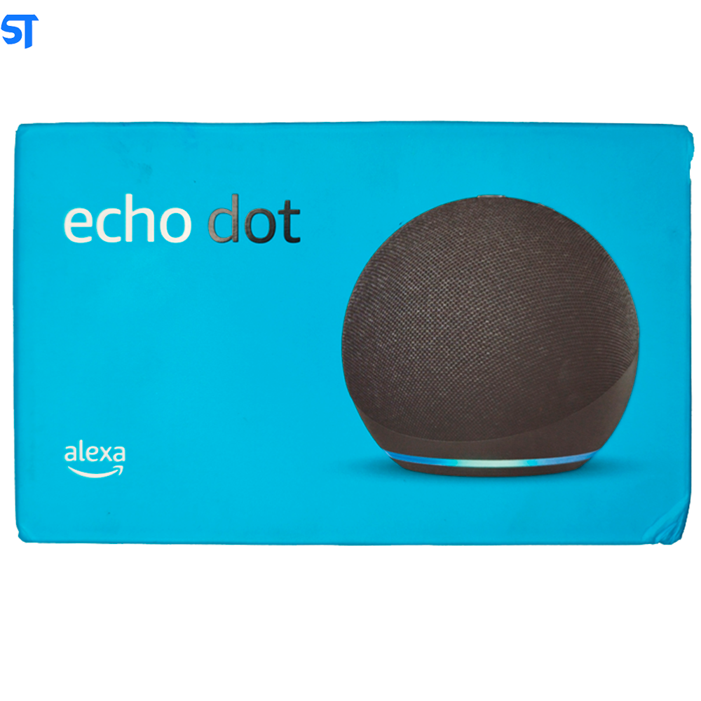 Echo Dot 4ª Geração Smart Speaker com Alexa Inteligência Artificial - Cor Preta
