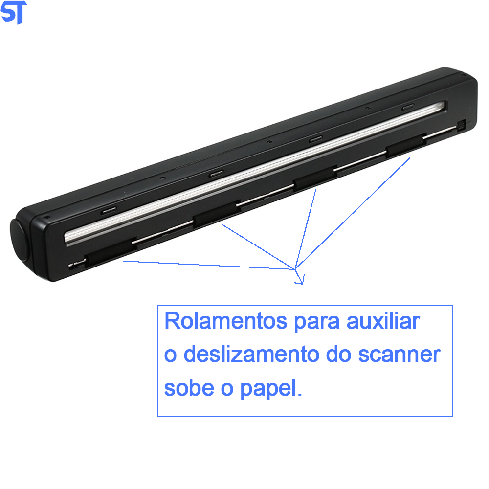 Scan Portátil A4 JPG/PDF DPI 900 Entrada Para Cartão Micro Sd Até 32Gb Tipo V3- Exbom