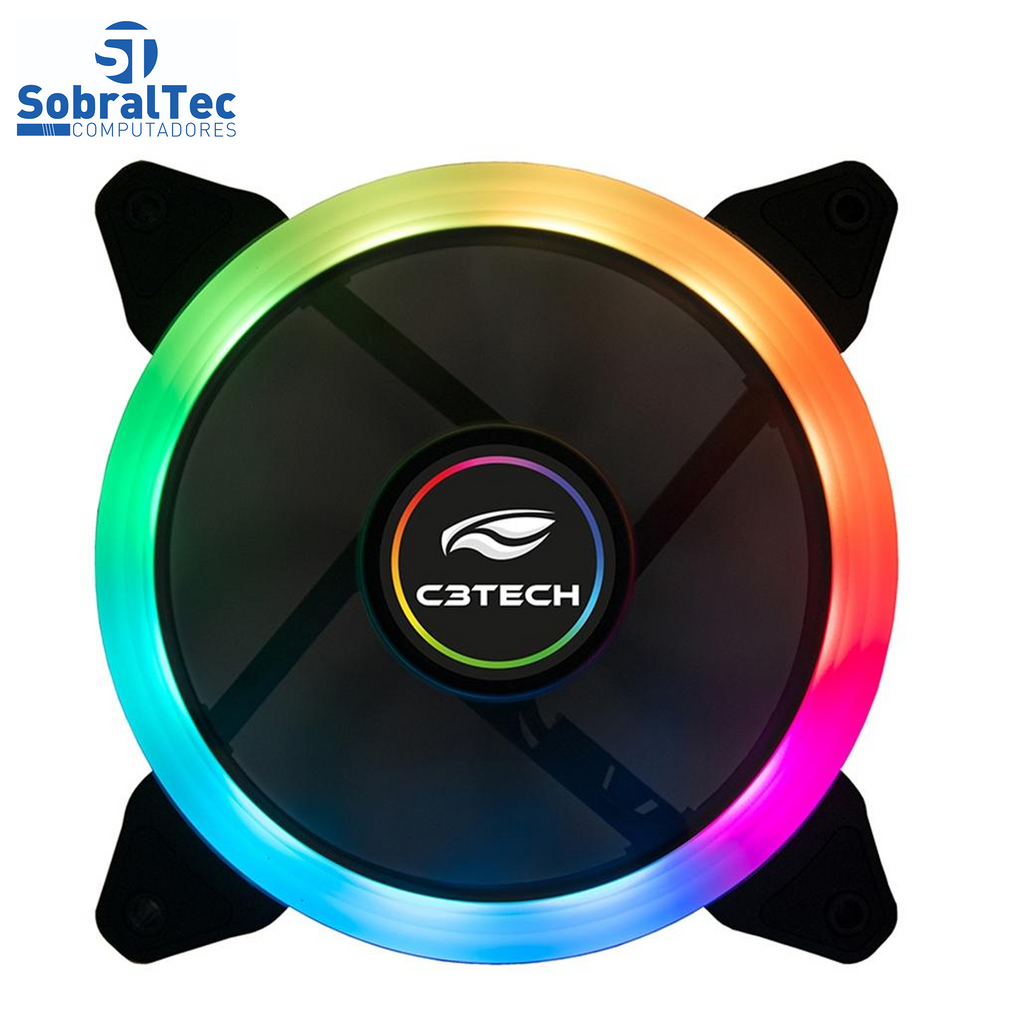 Cooler Fan F7-L120M 12CM LED 5 Cores C3T