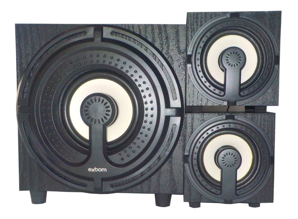 Caixa De Som 2.1 Usb Bluetooth 11w Rms Amplificada Exbom CS401BT
