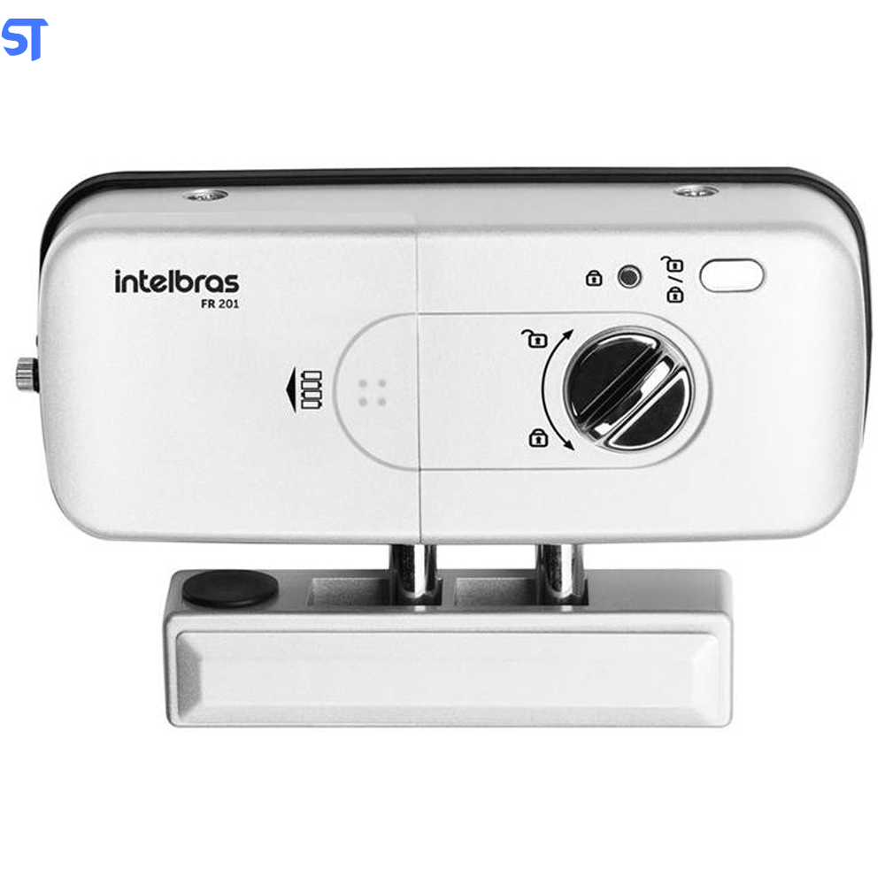 Fechadura Digital FR 201 Preto e Cinza Intelbras