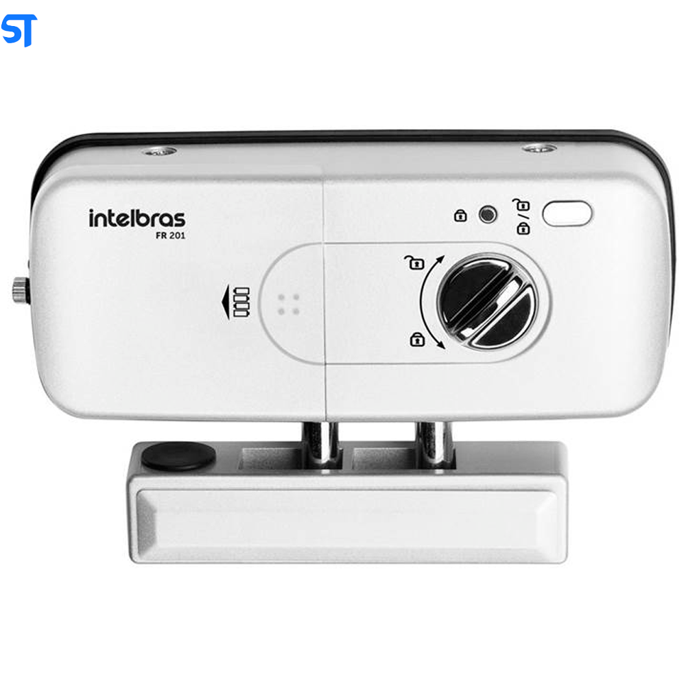 Fechadura Digital FR 201 Preto e Cinza Intelbras