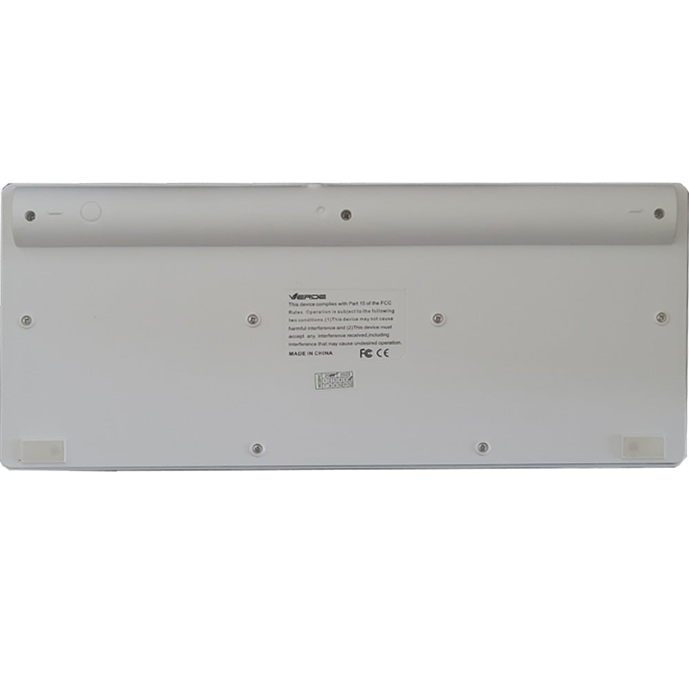Kit Teclado mouse Branco Teclado Silenciosas Atalhos Multimidia JP-08-T - Marca Verde