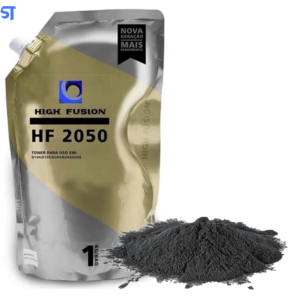 Refil Pó de Toner High Fision Universal HF-2050 - 1KG Para Samsung D103 / D104 / D105 / D203 / D204 / D208