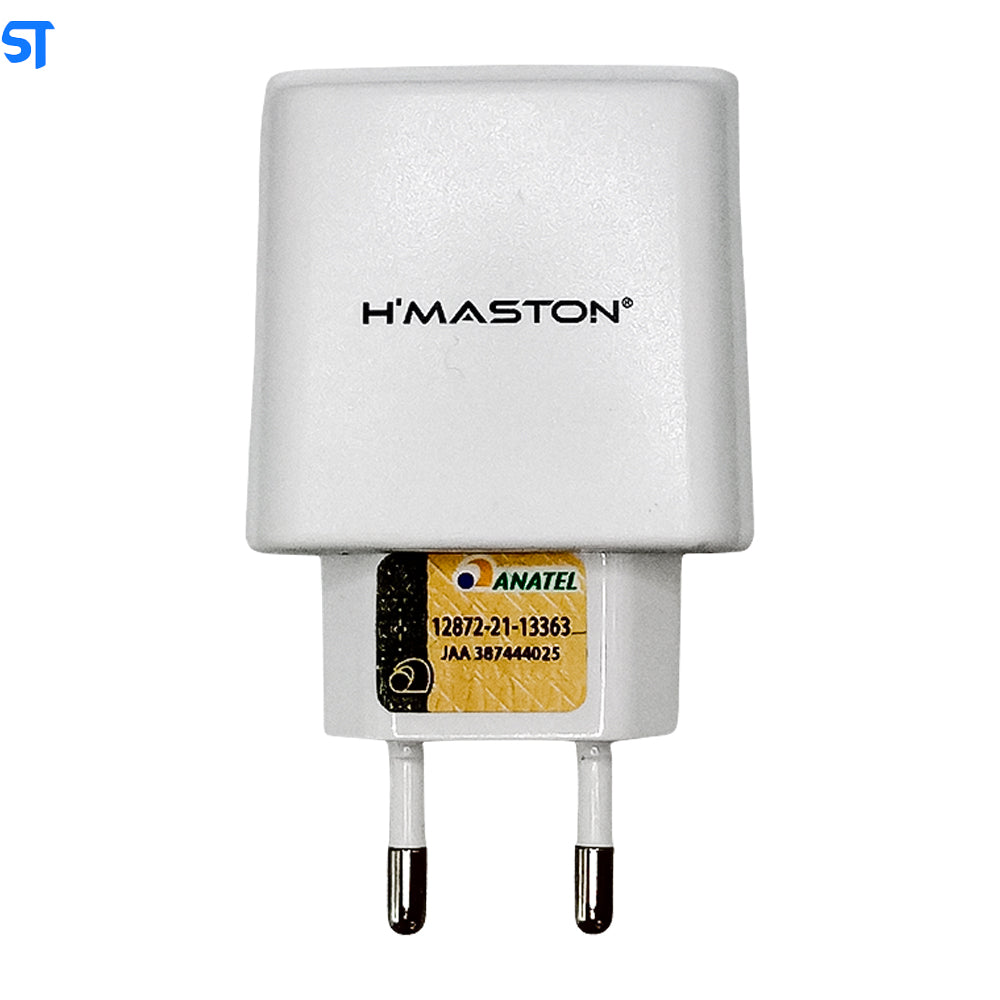 Carregador H'maston Charger Tipo-C - Duas Entradas Usb - 4.1A 1M - Y50-3
