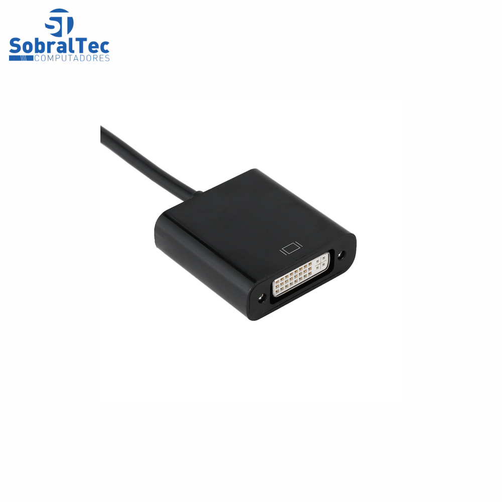 Conversor Displayport  Para Dvi Com Cabo 25Cm