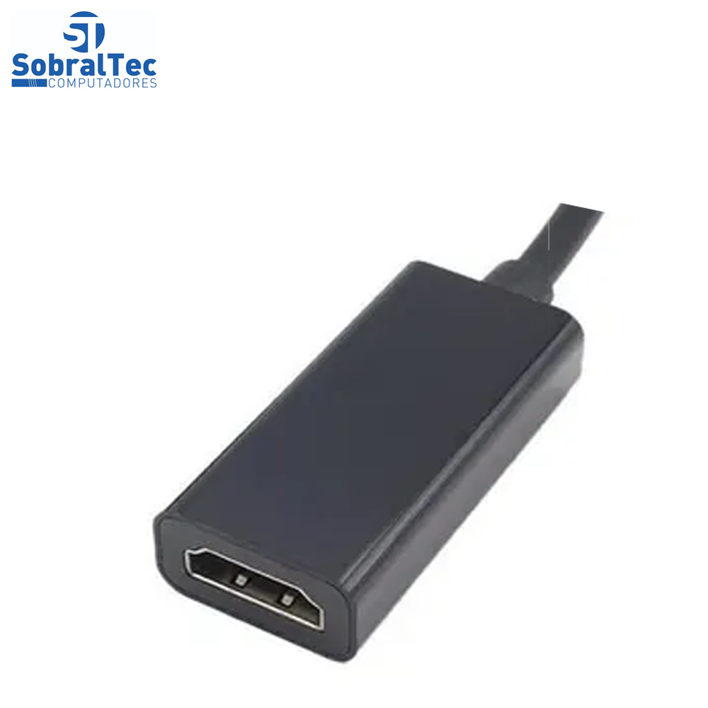 Cabo DisplayPort Dp Macho Para Hdmi Fêmea