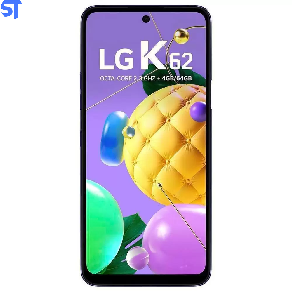 Smartphone LG K62 64GB Azul 4G Processador Octa-Core 4GB RAM Tela 6,59 Camera Quádrupla + Selfie 13MP Android Dual Chip