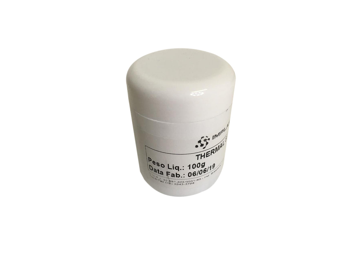 Pasta Termica Prata Cinza Thermal Silver Implastec 100G