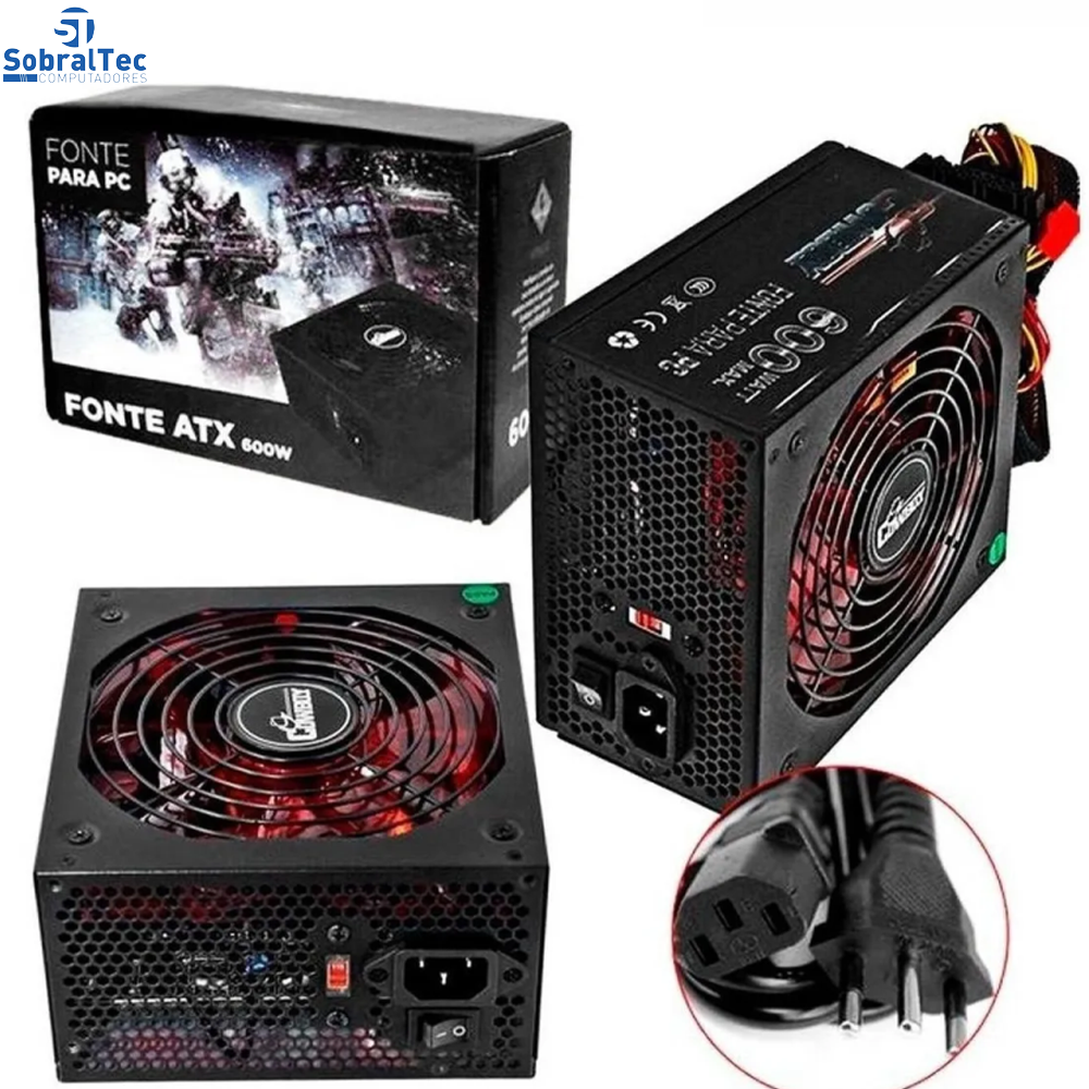 Computador Core i7 - HD SSD 512GB- Memória Ram 8GB- 600W- Windows 10