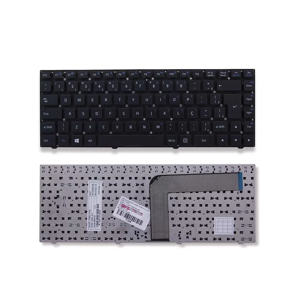 Teclado Notebook Cce Positivo Sim+ 980M - Mp-10F88Pa-F51Kw Br