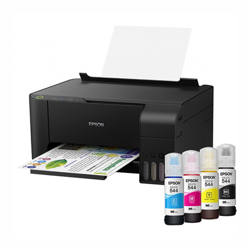 Impressora Multifuncional Epson EcoTank L3150 - Tanque de Tinta Wi-Fi Colorida USB