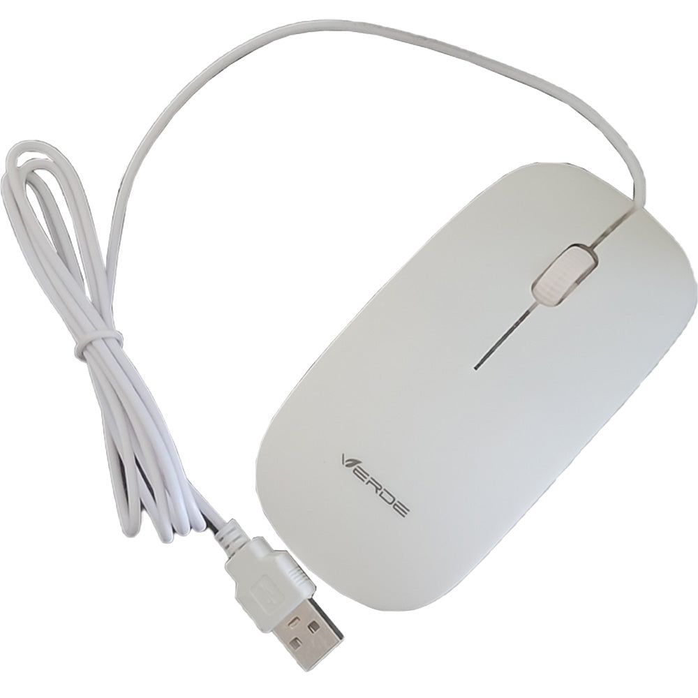 Kit Teclado mouse Branco Teclado Silenciosas Atalhos Multimidia JP-08-T - Marca Verde