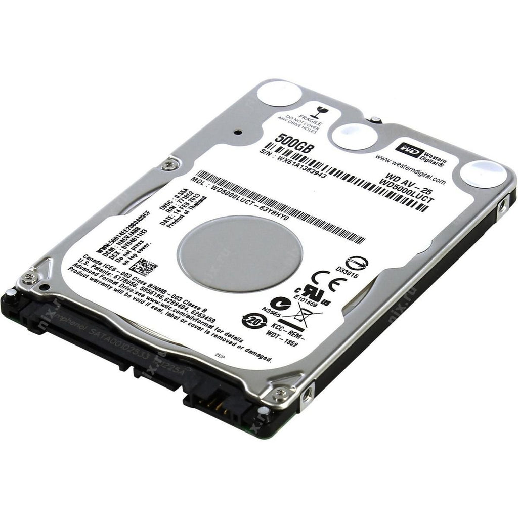Hd Interno Notebook 500gb Western Digital 5400rpm Wd5000luct
