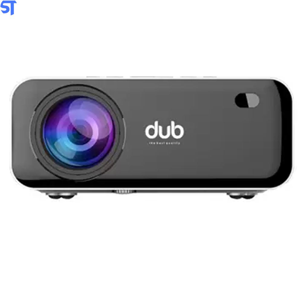 Projetor Dub Home Cinema DUB-P2800 Wifi / Android/ HDMI/ VGA/ USB/ 2800 Lumens - Branco e Preto