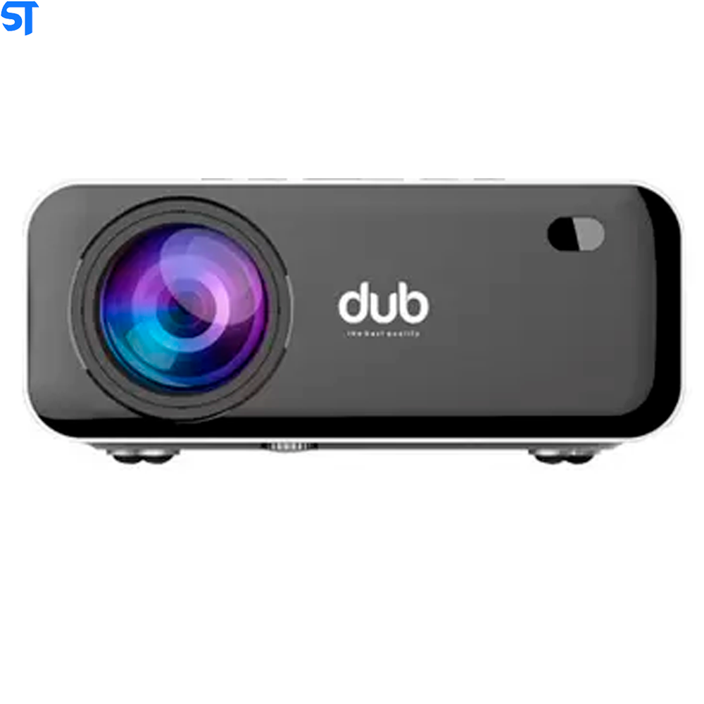 Projetor Dub Home Cinema DUB-P2800 Wifi / Android/ HDMI/ VGA/ USB/ 2800 Lumens - Branco e Preto