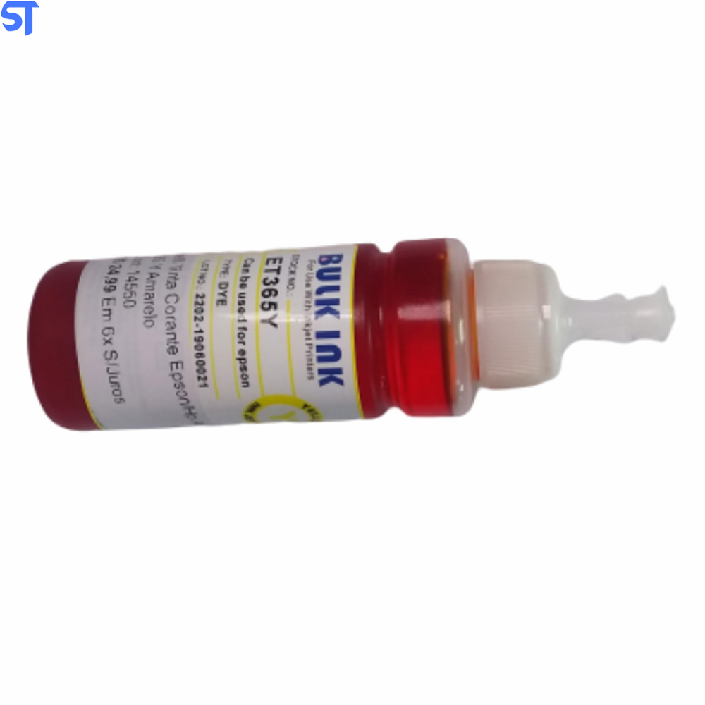 Refil Tinta Corante Compativel Epson/Hp Aston Et 365 Y Amarelo