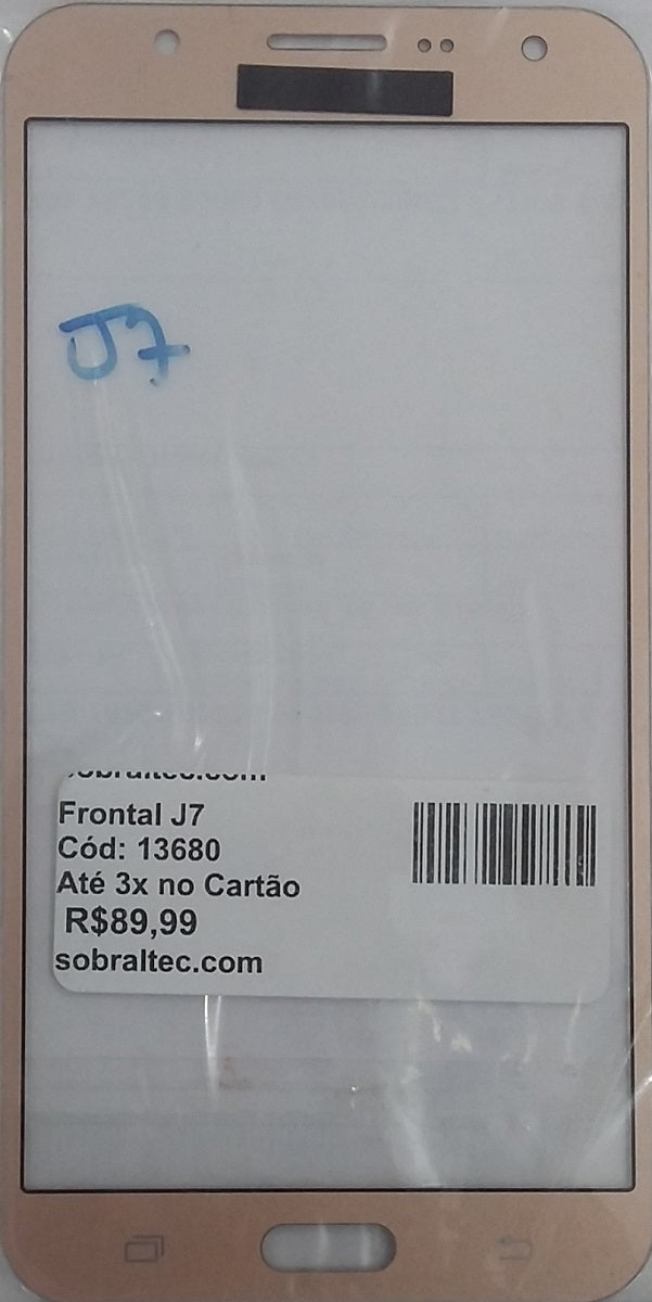 Tela Vidro Frontal Sem Touch J7