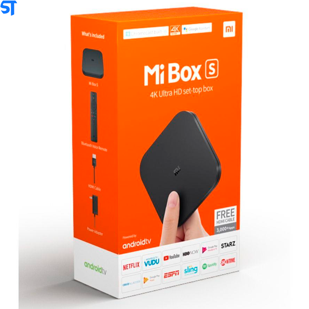 Tv Box Mi Box S Xiaomi Ultra Hd 4k Hdmi-Usb-Wifi M19a-Mdz-22-ab