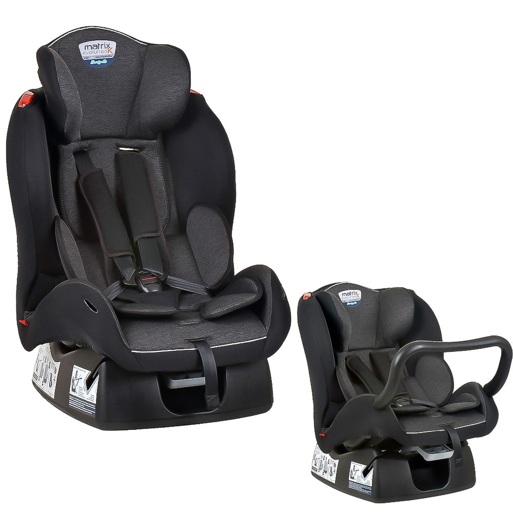 Cadeira infantil Para Carro Burigotto Matrix Evolution Mesclado Preto