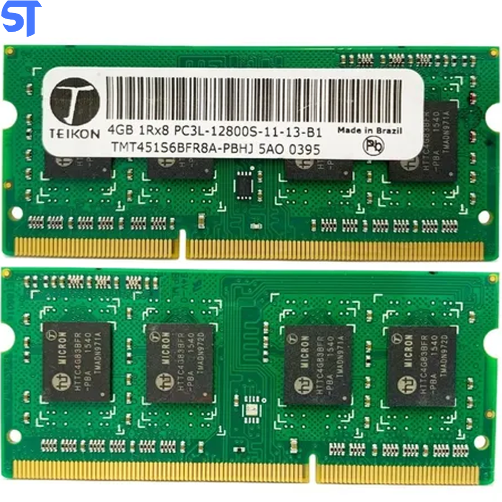 Memória Notebook 4 Gb Ddr3 Teikon  PC3L-12800S-11-11-F3