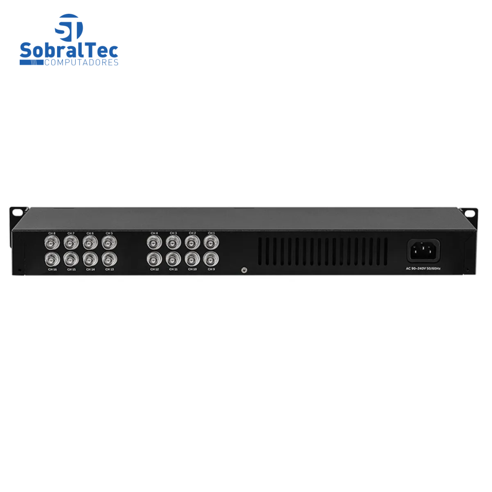 Power Conversor Video Balun 16ch Vb 3016 Wp Fullhd Intelbras