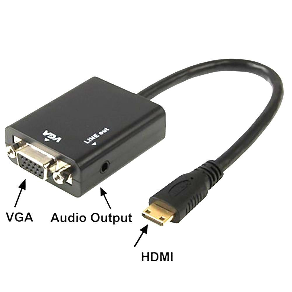 Cabo Conversor Hdmi X Vga Hd Com Saída de Audio P2 Xt-2085 Xtrad