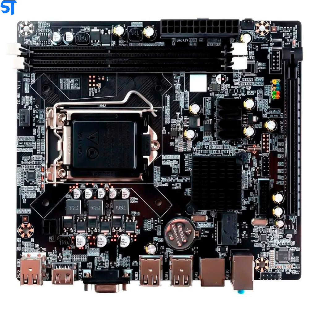 Placa Mãe 1150 H81M DDR3 SQBOX Com HDMI | GoldenTec Para 4 geração
