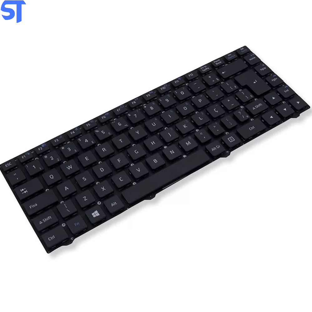 Teclado bringIT Compativel Com Positivo SIM+ 980M 1060M 1955M - Black - Br - No Frame