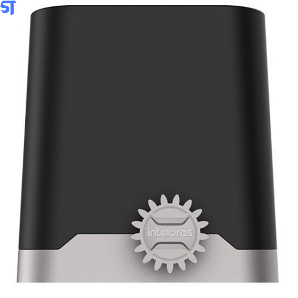 Kit Motor Automatizador de Portão Intelbras DR 400 Deslizante 1/4 HP Com 2 Controles Placa e Cremalheira de 3 Metros