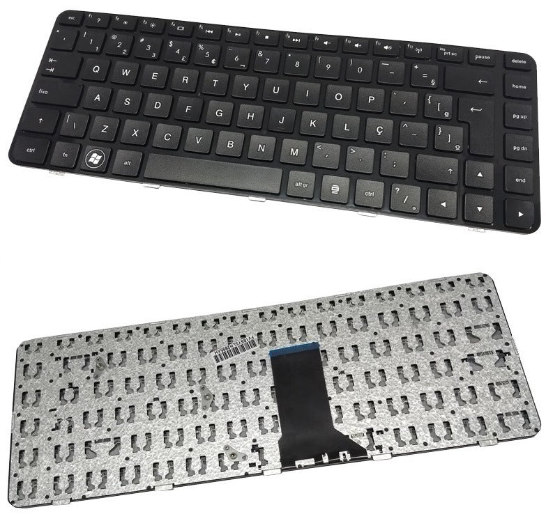 Teclado Notebook Hp Pavilion Dm4-1000 Dv5-2000 Com Moldura