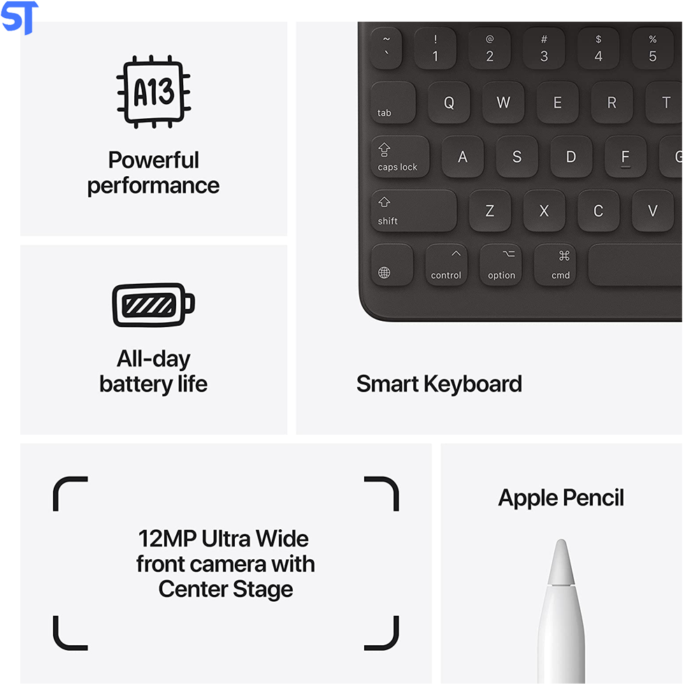 Apple iPad 9 Geração 10.2" Wi-Fi 64gb Cinza Espacial MK2K3LL/A