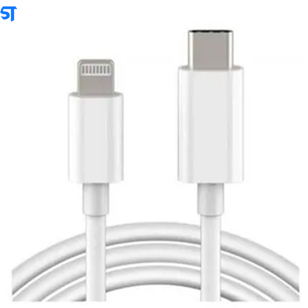 Cabo de Dados USB C Para Lightning H'maston 3A Carga Rápida 1 Metro