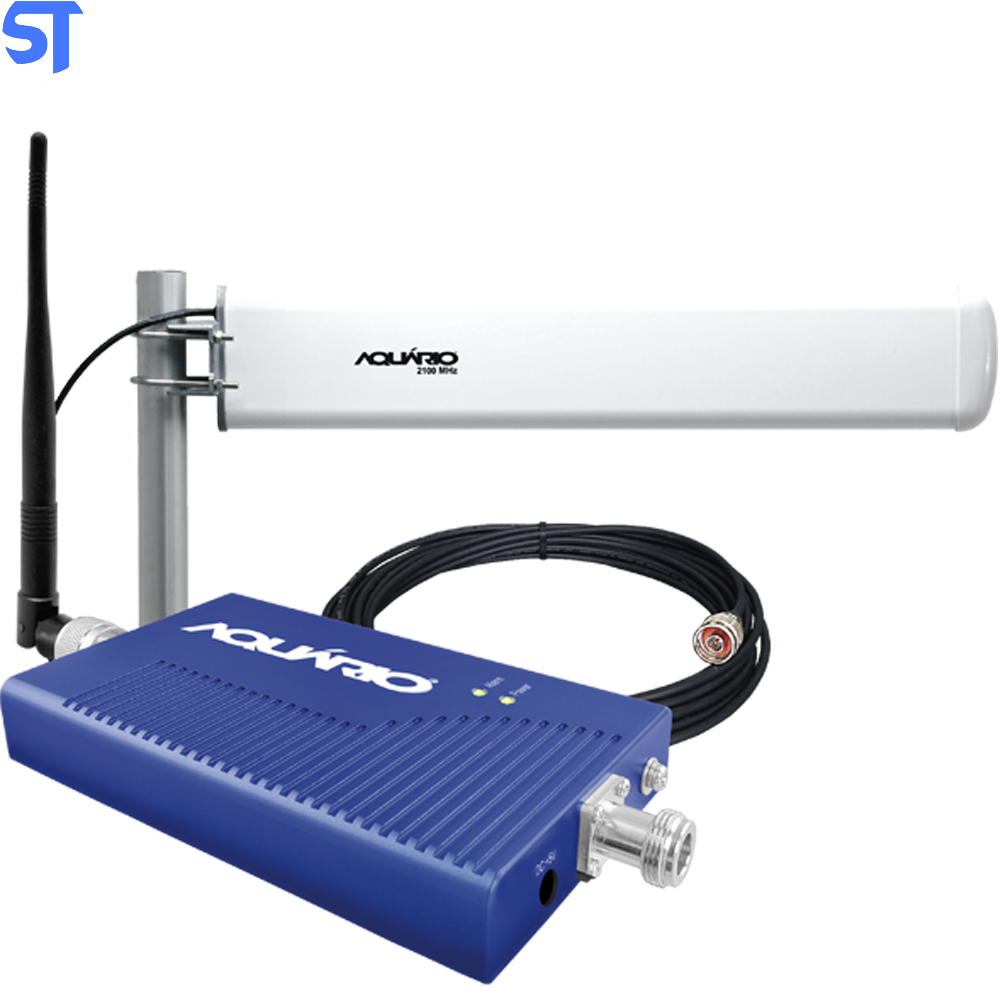 Mini Repetidor de Sinal Celular 3G 2100MHz 60DB R2160