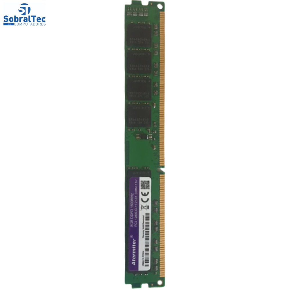 Memoria Ram Desktop DDR3 8GB 1600MHz Atermiter  Para Intel