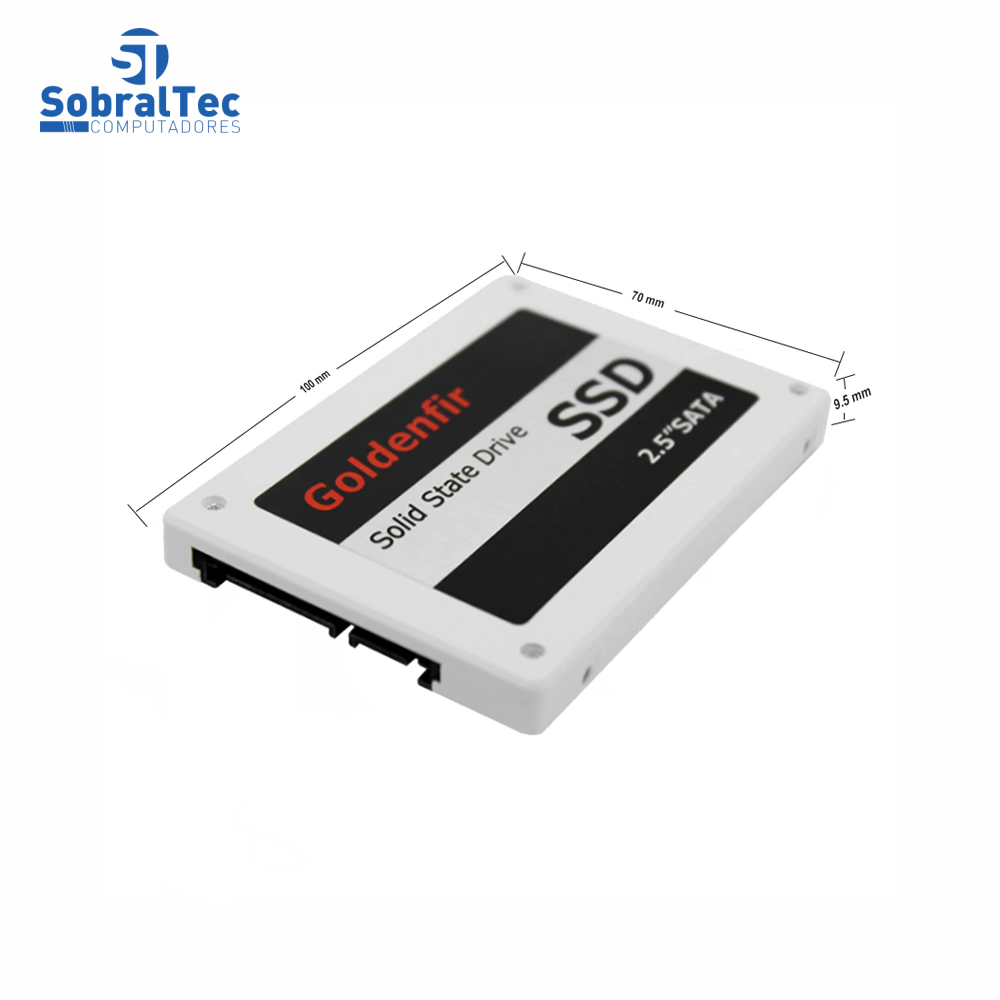 HD SSD Goldenfir 256GB T650 2.5 Sata 3 Leitura 580mb Gravação 400mb T650-256G