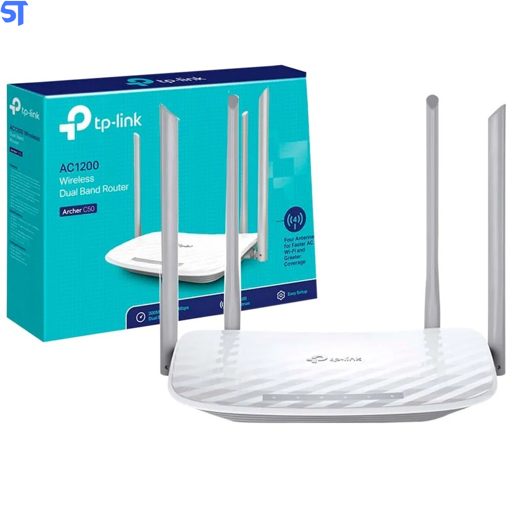 Roteador Tp Link Archer C50 Ac1200 Mbps Dual Band 4 Antenas
