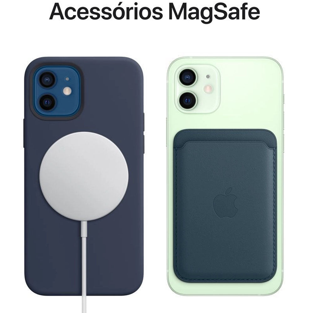 iPhone 12 Apple 64GB Branco Tela 6,1” - Câm. Dupla 12MP iOS