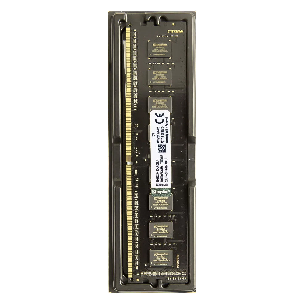 Memória Ram Desktop 8GB 2666MHz DDR4 Kingston KVR26N19S8/8  - Preta